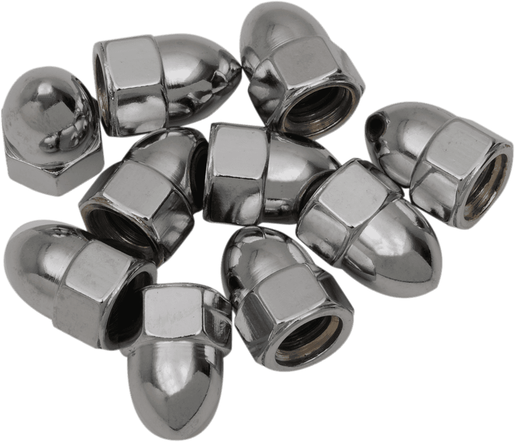 DRAG SPECIALTIES DS-190860 Nut - Acorn - Chrome - 7/16"-20