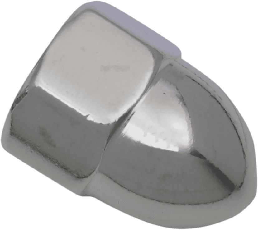 DRAG SPECIALTIES DS-190861 Nut - Acorn - Chrome - 1/2"-13 — image 2 of 2
