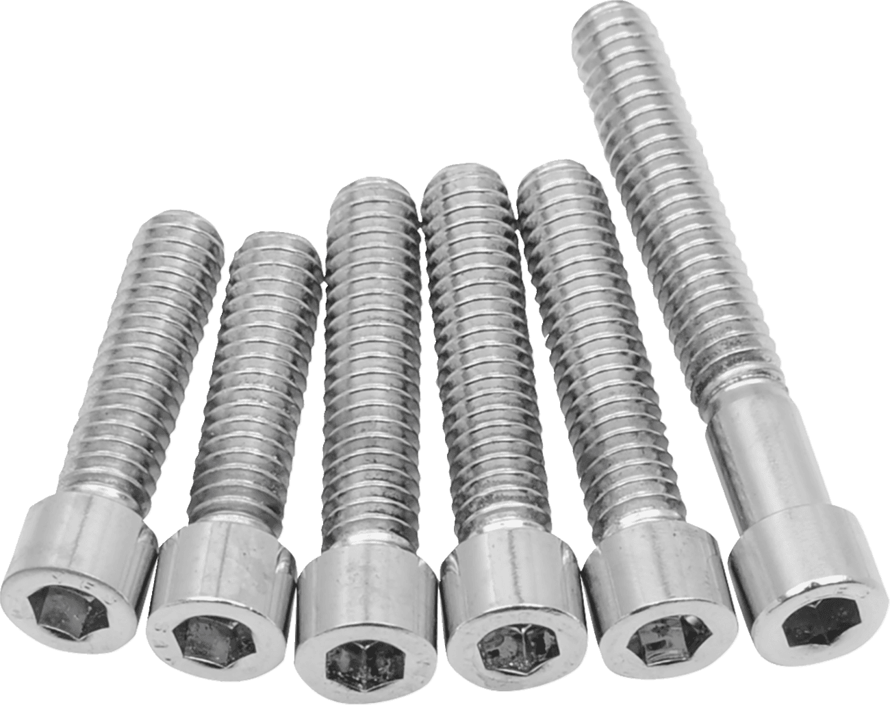 DRAG SPECIALTIES DS-190867 Bolt Kit - Cam Cover - Smooth - Chrome - '70-'84 Harley-Davidson