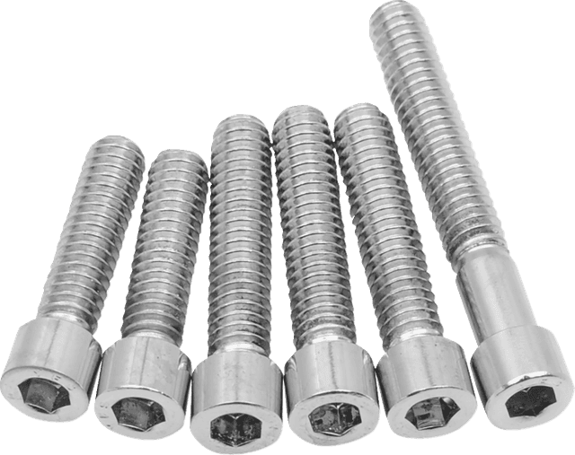 DRAG SPECIALTIES DS-190867 Bolt Kit - Cam Cover - Smooth - Chrome - '70-'84 Harley-Davidson