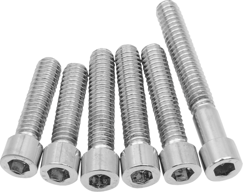 DRAG SPECIALTIES DS-190867 Bolt Kit - Cam Cover - Smooth - Chrome - '70-'84 Harley-Davidson
