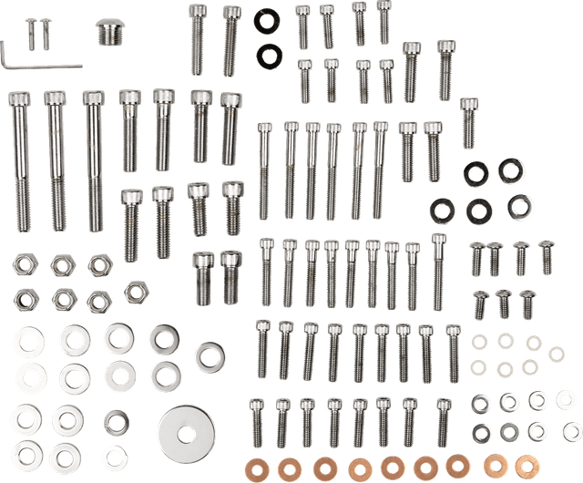 DRAG SPECIALTIES DS-190870 Bolt Kit - Complete Motor - Knurled/Socket-Head - '87-'94 FXR/Touring