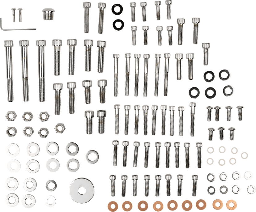 DRAG SPECIALTIES DS-190870 Bolt Kit - Complete Motor - Knurled/Socket-Head - '87-'94 FXR/Touring