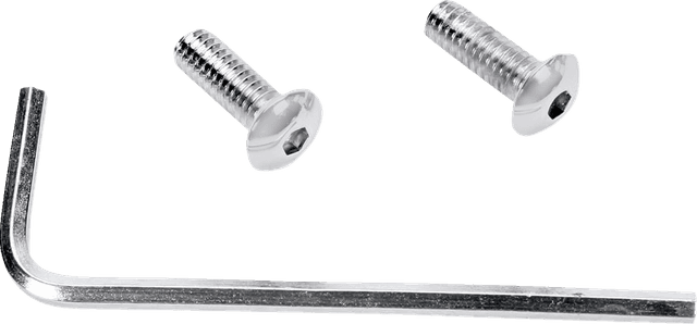 DRAG SPECIALTIES DS-190872 Bolt Set - Point Cover - Button-Head - '70-'78 Harley-Davidson