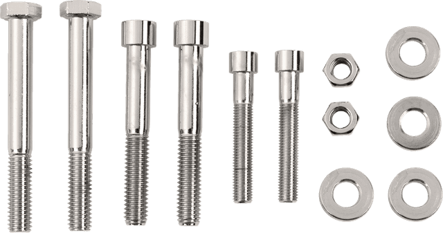 DRAG SPECIALTIES DS-190880S Bolt Set - Motor Mount - Smooth - Dyna/Softail — image 1 of 2