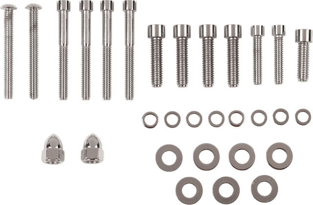 DRAG SPECIALTIES DS-190881S Bolt Set - Transmission End Cover/Bearing Support Plate - Smooth - Softail/Dyna