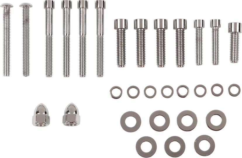 DRAG SPECIALTIES DS-190881S Bolt Set - Transmission End Cover/Bearing Support Plate - Smooth - Softail/Dyna