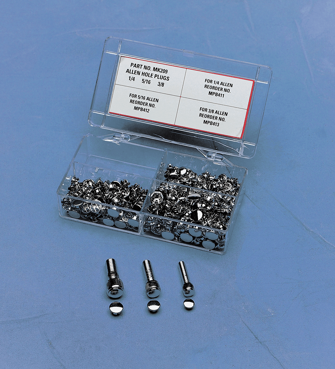 DRAG SPECIALTIES DS-190979 Assortment - Socket Head Plug - Tray