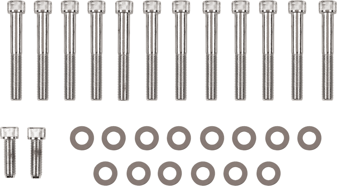 DRAG SPECIALTIES DS-190994 Bolt Set - Rocker Box - Knurled - '71-'76 Sportster