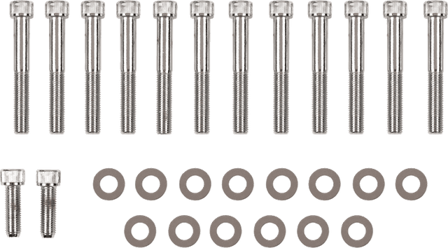 DRAG SPECIALTIES DS-190994 Bolt Set - Rocker Box - Knurled - '71-'76 Sportster
