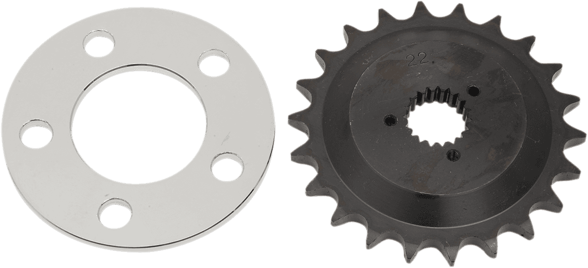 DRAG SPECIALTIES DS-191053 Offset Sprocket Kit - 22 Tooth - L'84-'90 XL