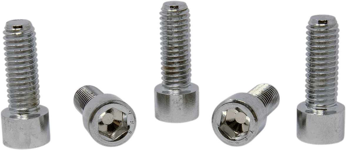 DRAG SPECIALTIES DS192302 Bolts - Socket-Head/Replacement - Smooth/Coarse Thread - 7/16"-14 x 1-1/4" - 5 Pack