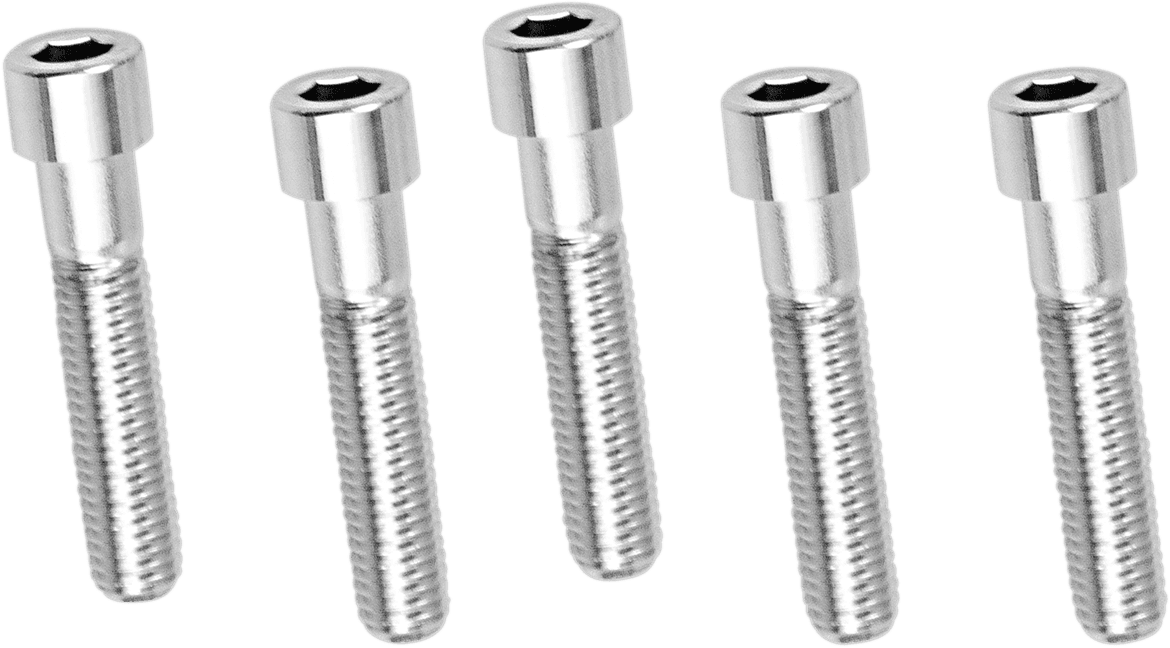 DRAG SPECIALTIES DS192318 Bolts - Socket-Head/Replacement - Smooth/Coarse Thread - 1/2"-13 x 3" - 5 Pack