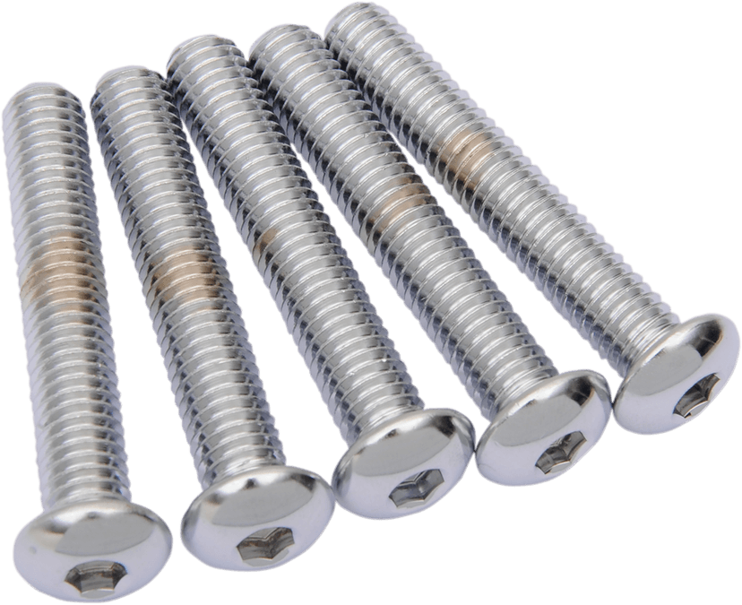 DRAG SPECIALTIES DS192330 Bolts - Button Head/Replacement - 3/8"-16 x 2" - 5 Pack — image 1 of 2