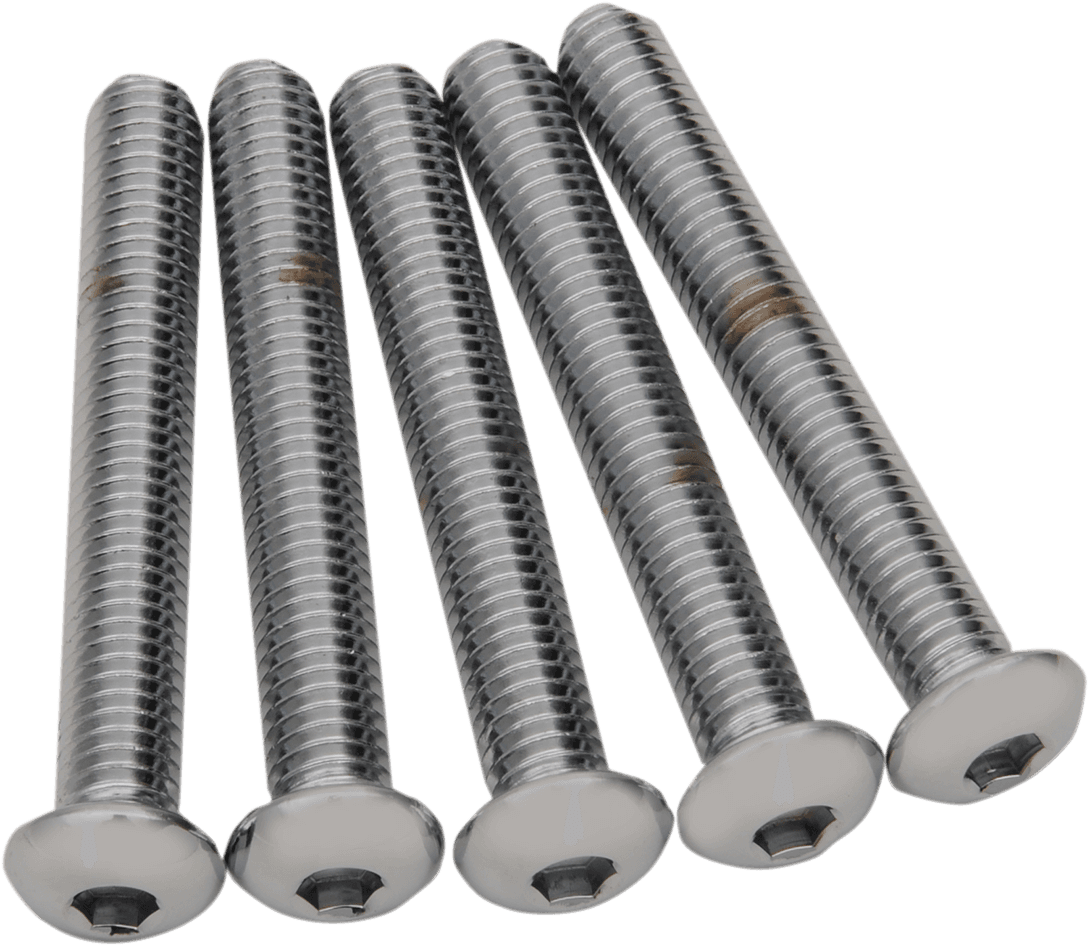 DRAG SPECIALTIES DS192333 Bolts - Button Head/Replacement - 3/8"-16 x 2-3/4" - 5 Pack