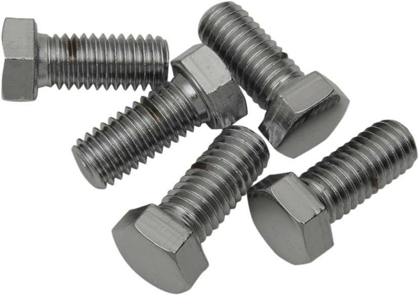 DRAG SPECIALTIES DS192336 Bolts - Hex-Head - Chrome - 7/16"-14 x 1-1/4"