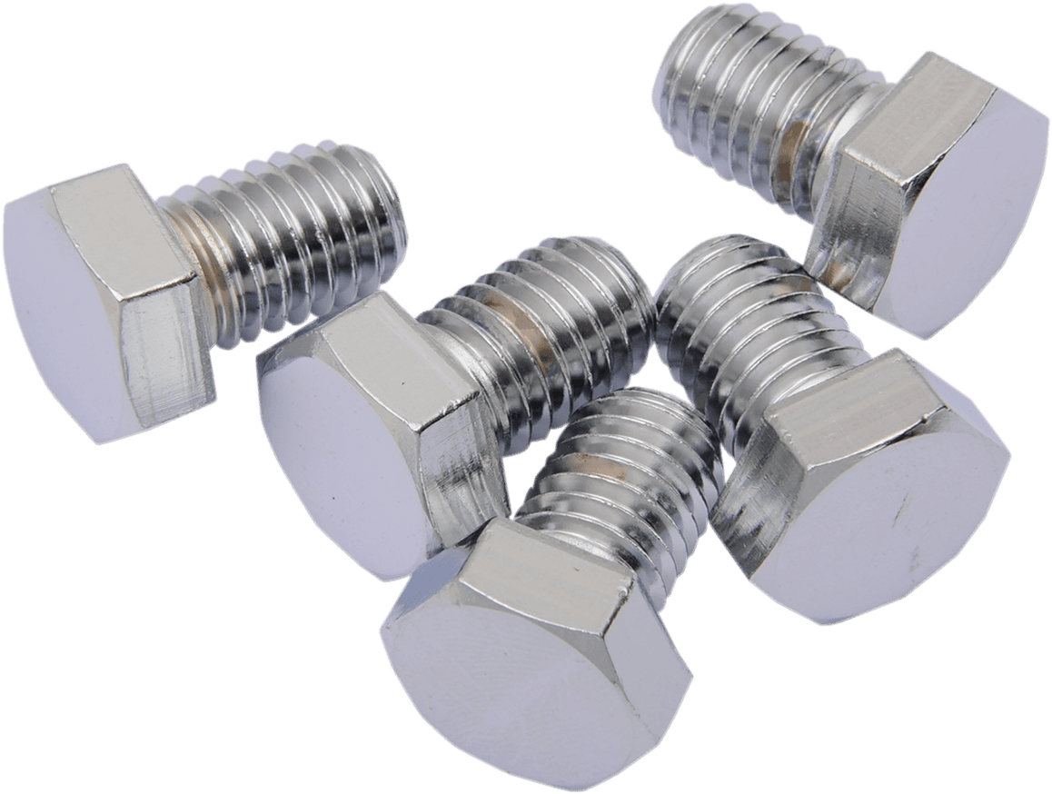 DRAG SPECIALTIES DS192341 Bolts - Hex-Head - Chrome - 1/2"-13 x 1"