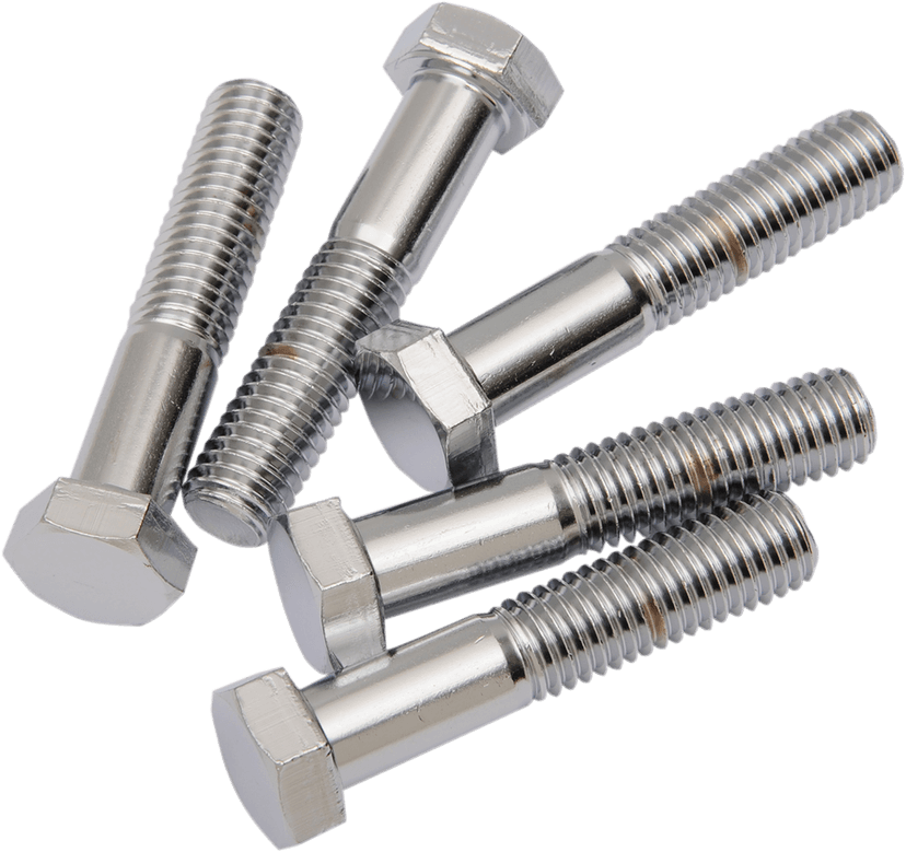 DRAG SPECIALTIES DS192345 Bolts - Hex-Head - Chrome - 1/2"-13 x 2-1/4" — image 1 of 2