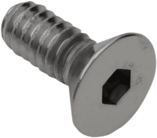 DRAG SPECIALTIES DS192353 Bolts - Flat-Head - Chrome - 10-24 x 3/4" — image 2 of 2