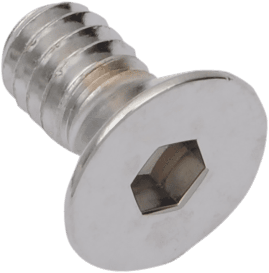 DRAG SPECIALTIES DS192358 Bolts - Flat-Head - Chrome - 1/4"-20 x 5/8" — image 2 of 2