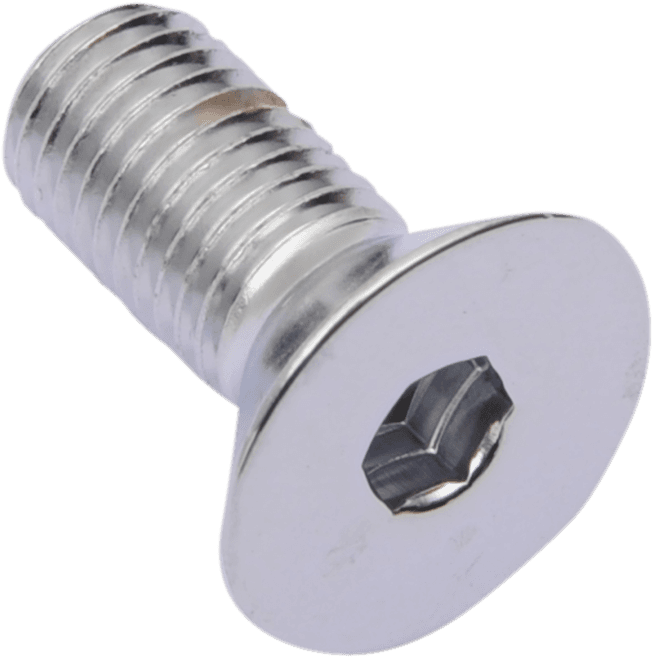 DRAG SPECIALTIES DS192369 Bolts - Flat-Head - Chrome - 5/16"-24 x 1" — image 2 of 2
