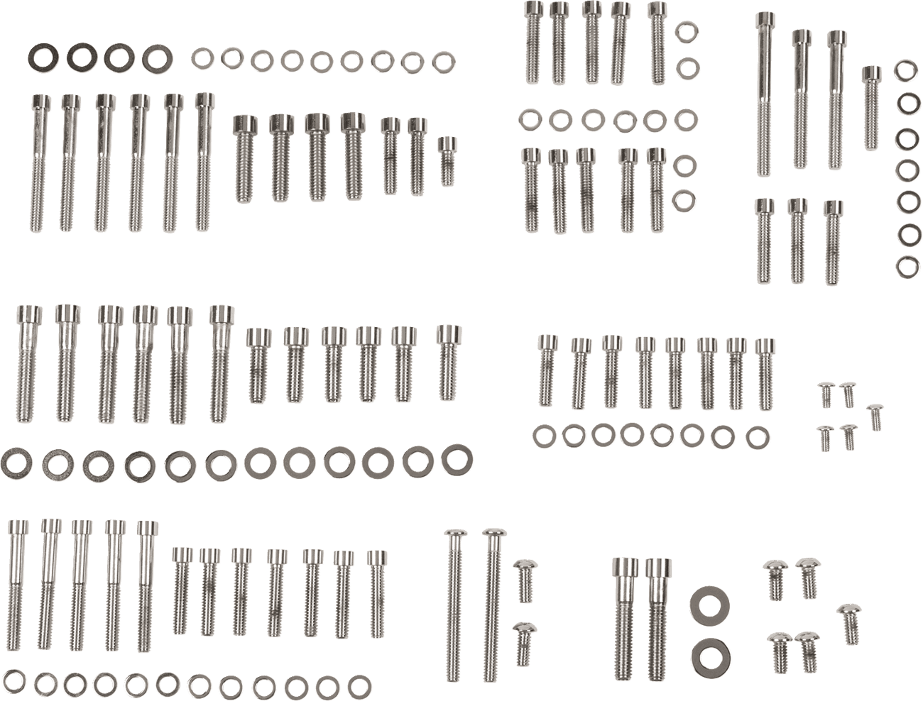 DRAG SPECIALTIES DS192398 Bolt Set - Engine Case - Socket-Head