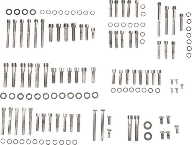 DRAG SPECIALTIES DS192398 Bolt Set - Engine Case - Socket-Head