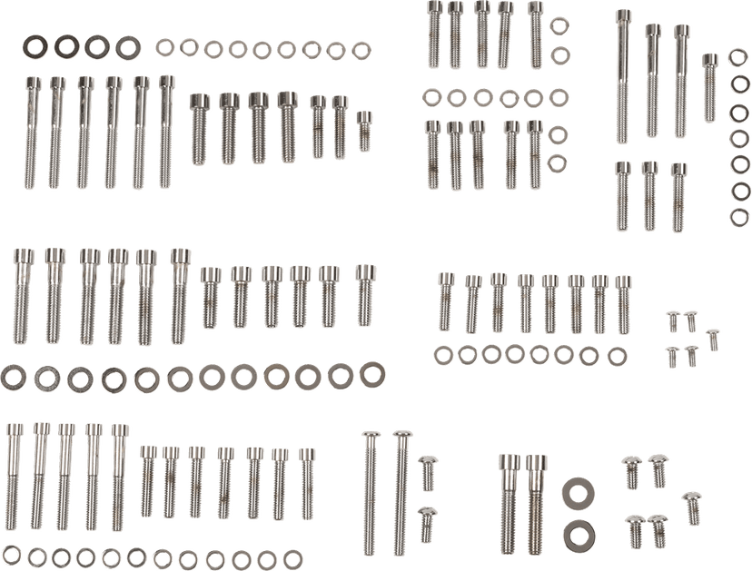 DRAG SPECIALTIES DS192398 Bolt Set - Engine Case - Socket-Head