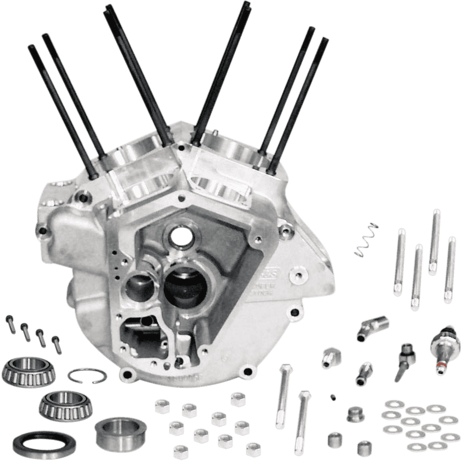 S&S CYCLE DS-194303 Engine Case -Super Stock® - 3.500" - Evolution Big Twin
