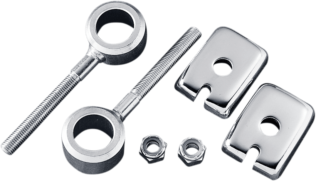 DRAG SPECIALTIES DS-195063 Axle Adjuster Assembly - Rear - '73-'96 Harley-Davidson