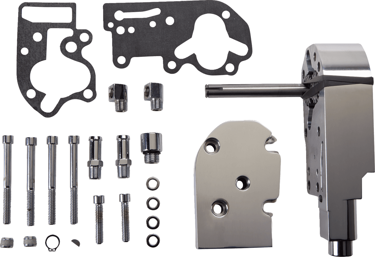 JIMS DS-197094 Flow Pro 1 Billet Oil Pump Top Line - Polished