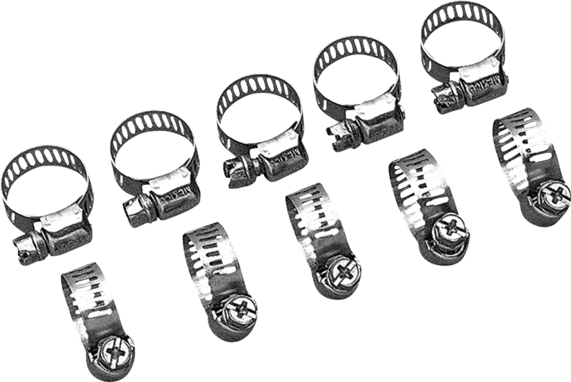 DRAG SPECIALTIES DS2152 Mini Clamp - Stainless Steel - 10-Pack — image 2 of 2