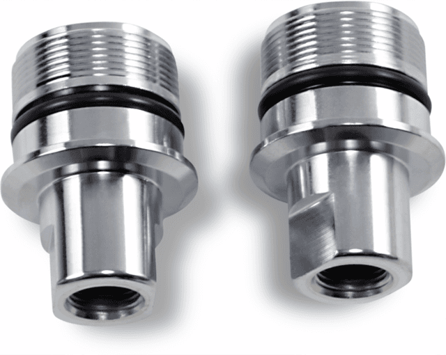 DRAG SPECIALTIES DS-222774 Fork Tube Plug - Lower - Chrome — image 2 of 2