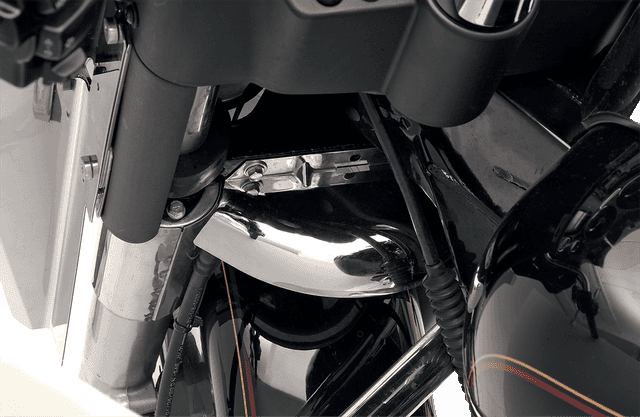 DRAG SPECIALTIES DS222979 Front Fork Air Baffle - Chrome — image 2 of 2