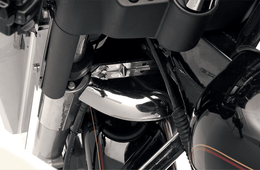 DRAG SPECIALTIES DS222979 Front Fork Air Baffle - Chrome — image 2 of 2