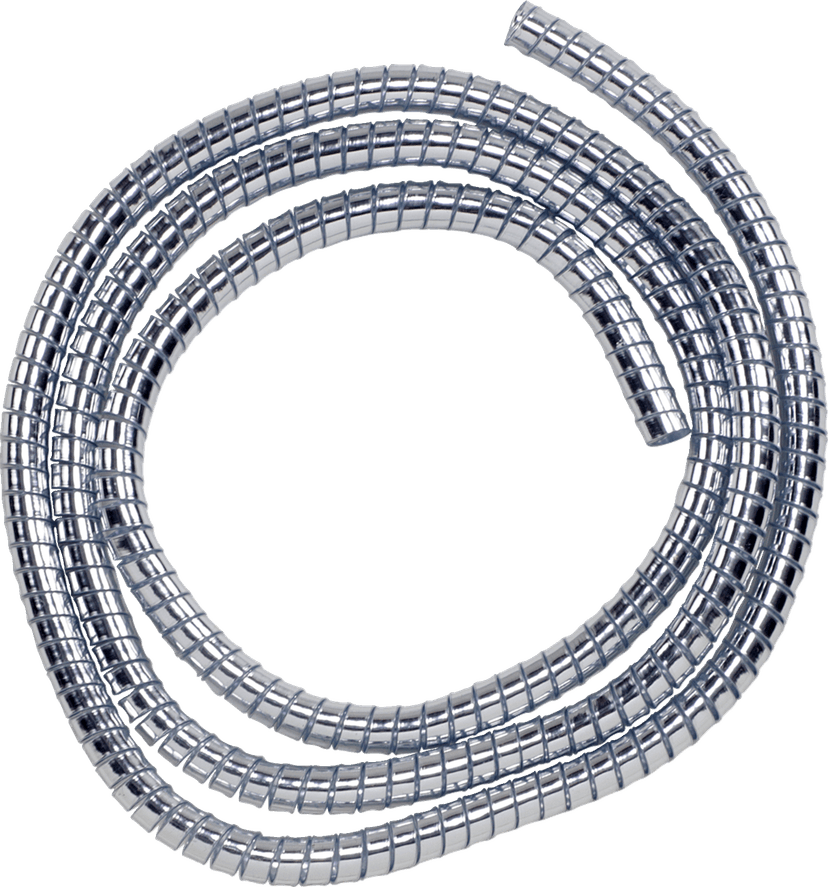 DRAG SPECIALTIES DS-223001 Chrome Cable/Wire Covering - 5/16"