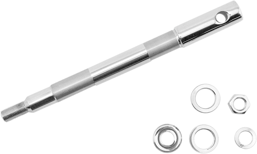 DRAG SPECIALTIES DS223036 Axle Kit - Front - Chrome - '00-'07 Dyna/Sportster