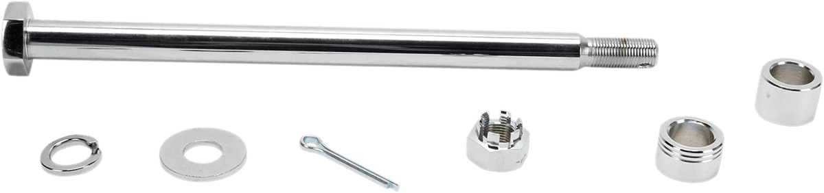 DRAG SPECIALTIES DS-223044 Axle Kit - Rear - Chrome - '77-'99 Sportster