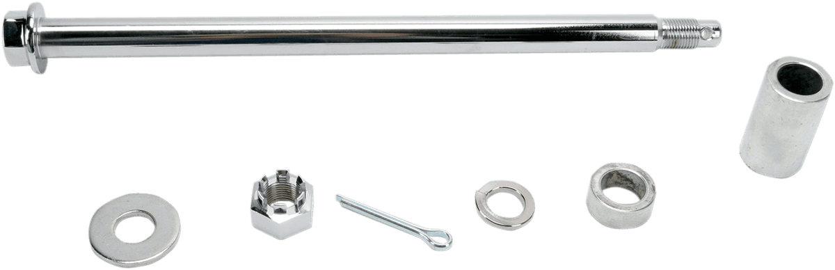 DRAG SPECIALTIES DS223047 Axle Kit - Rear - Chrome - '00-'07 Softail