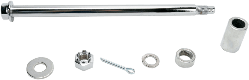 DRAG SPECIALTIES DS223047 Axle Kit - Rear - Chrome - '00-'07 Softail