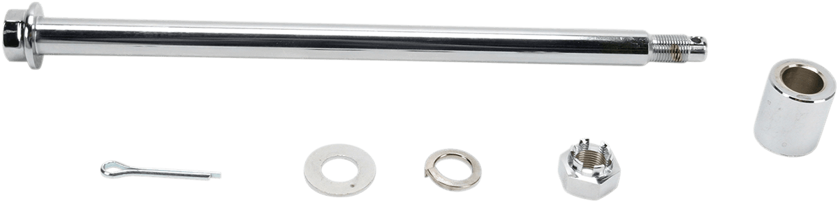 DRAG SPECIALTIES DS-223049 Axle Kit - Rear - Chrome - '86-'99 Softail