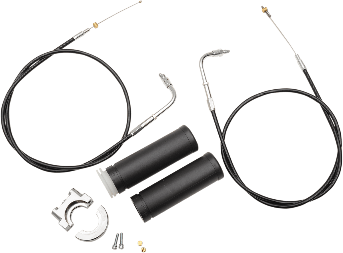 S&S CYCLE DS-223210 Dual-Cable Throttle Assembly Kit - 39" - E&G Carbs