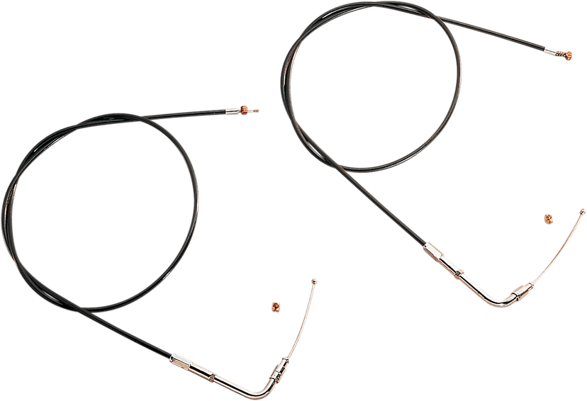 S&S CYCLE DS-223261 Black Vinyl Throttle Cable - 42" - Black — image 2 of 2