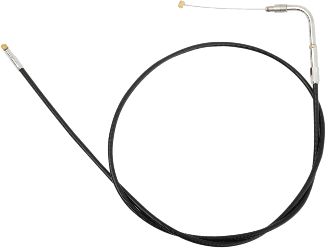 S&S CYCLE DS-223265 Black Vinyl Throttle Cable - 48" - Black