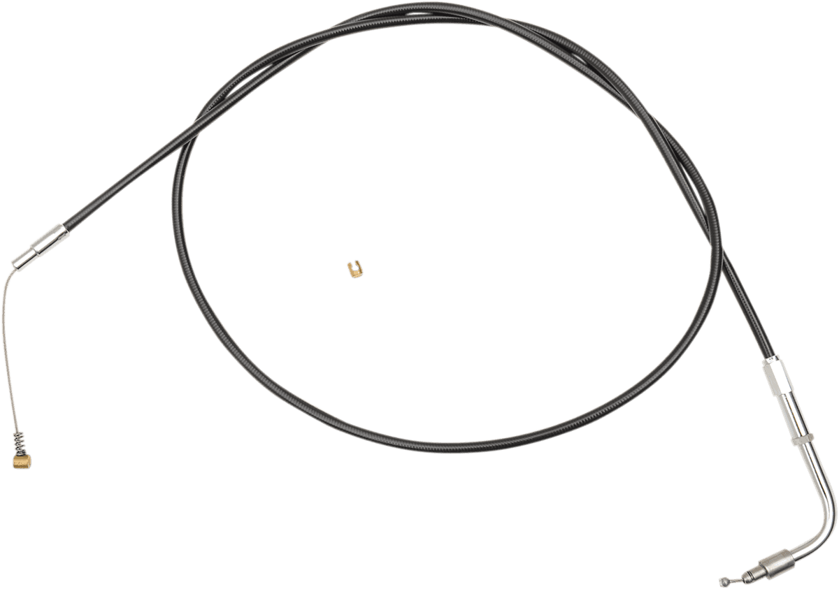 S&S CYCLE DS-223266 Black Vinyl Idle Cable - 48" - Black