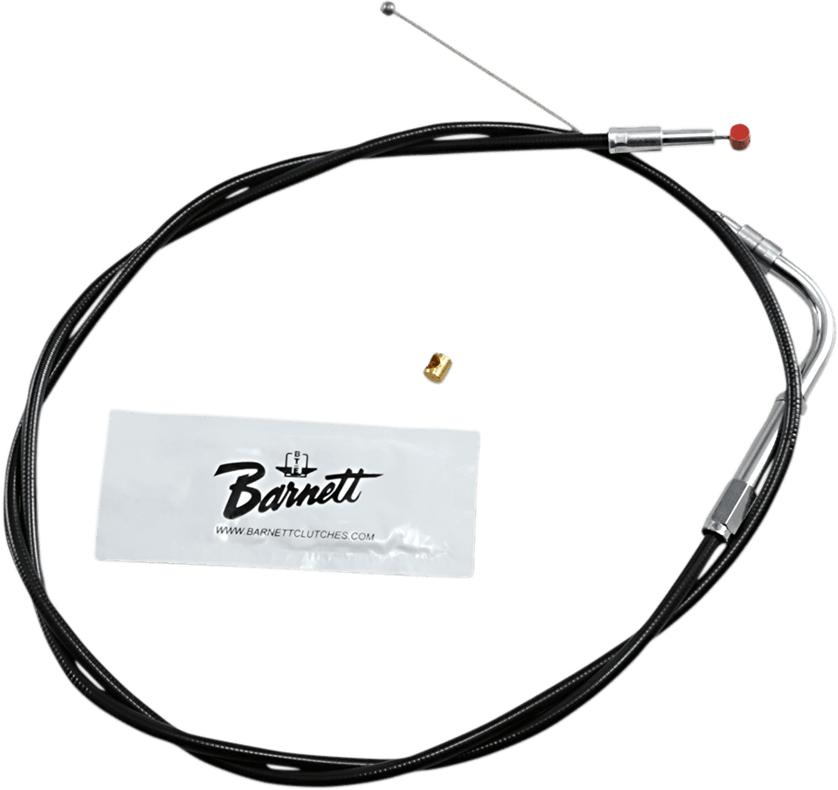 BARNETT DS-223539 Black Vinyl Throttle Cable - +3" Size - 42" Length