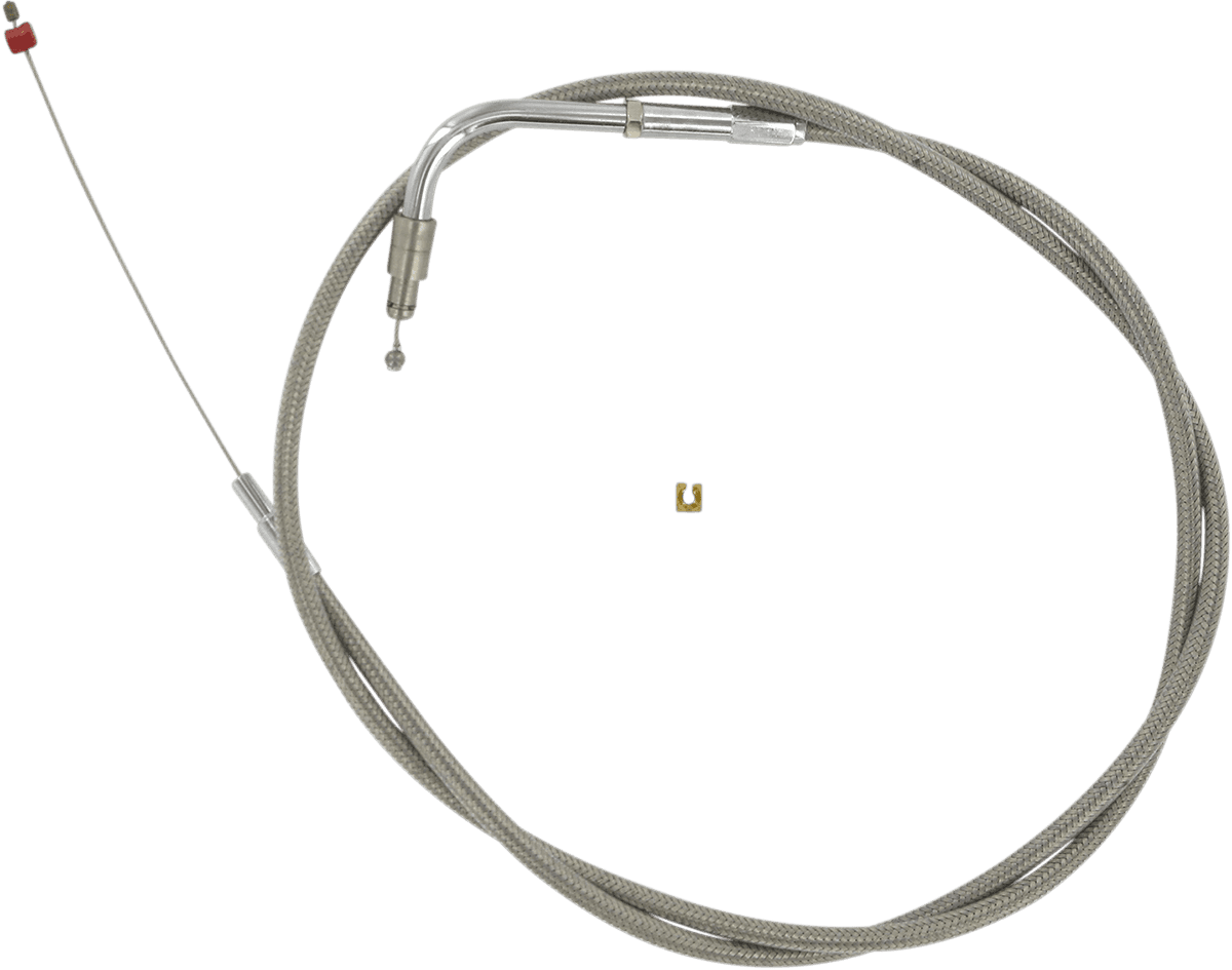 BARNETT DS-223573 Stainless Steel Idle Cable - +3" - '02-'07 FLH