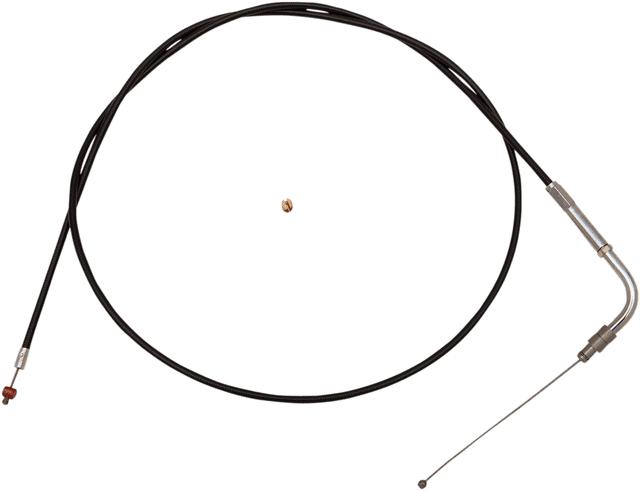 BARNETT DS-223579 Black Vinyl Throttle Cable - +6" Size - 46" Length