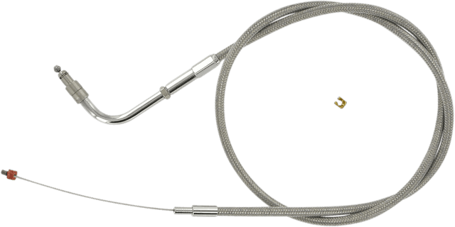 BARNETT DS-223596 Stainless Steel Throttle Cable - '01-'15 Softail