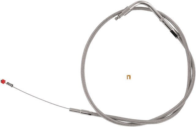 BARNETT DS-223599 Stainless Steel Idle Cable - '01-'15 Softail